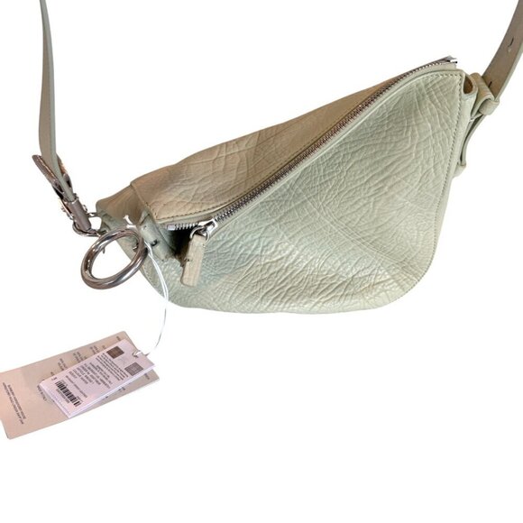 Burberry Knight Pale Green Leather Shoulder Bag with Silver hardware - Picture 5 of 16